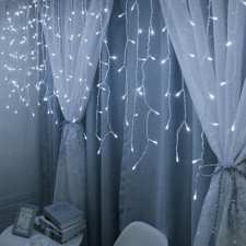 Lili Hideg fehér, vezetékes LED Fényfüggöny 200db izzóval 6,75m karácsonyfa izzósor