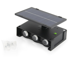 Lili Napelemes kerti dekor lámpa, kétoldalú világítással, IP65 védelemmel kültéri világítás