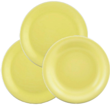 Lilien Tányérkészlet, 12 részes, Lilien Daisy, sárga tányér és evőeszköz