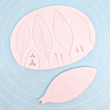  Liliom cukorvirág erező, szirom, levél és bibe sütés és főzés