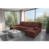  Lilla U alakú sarokkanapé toszkán vörös 274x130cm-es remek fekvőfelülettel