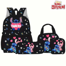  Lilo & Stitch 4 részes iskolatáska szett –  FEKETE MB3567988-F iskolatáska