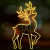 LIM-1845 LED-es neon light figura, szarvas