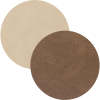 LINDDNA pohár alátét, kör, dupla, Felhő barna / Nupo homok
