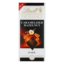 Lindt Csokoládé LINDT Excellence karamellizált mogyorós étcsokoládé 100g csokoládé és édesség