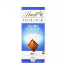  Lindt Excellence csokoládé Extra Creamy 100g csokoládé és édesség