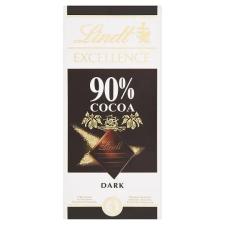  Lindt Excellence finom keserű csokoládé 90% 100 g csokoládé és édesség
