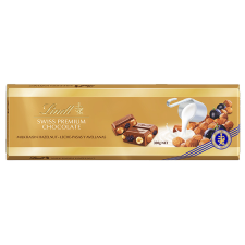 Lindt Gold Milk Raisins Nut táblás tejcsokoládé - 300 g csokoládé és édesség