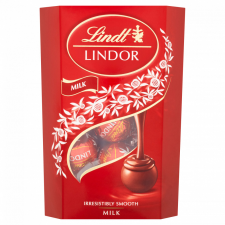 Lindt Lindor tejcsokoládé praliné lágyan olvadó töltelékkel 200 g csokoládé és édesség