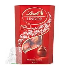 Lindt Lindor tejcsokoládé praliné lágyan olvadó töltelékkel 200g csokoládé és édesség