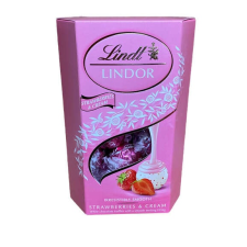 Lindt Lindt lindor white strawberries 200g csokoládé és édesség