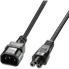 LINDY 30342 tápkábel Fekete 3 M C14 csatlakozó C5 csatlakozó (30342) kábel és adapter