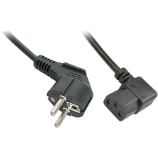 LINDY 30345 tápkábel Bézs 2 M CEE7/7 C13 csatlakozó (30345) kábel és adapter