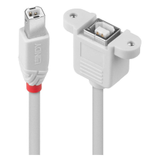 LINDY 31801 USB kábel 1 M USB 2.0 USB B Szürke (31801) kábel és adapter
