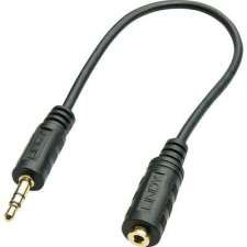 LINDY 35699 Jack Audio Átalakító kábel [1x Jack dugó, 3,5 mm-es - 1x Jack alj, 2,5 mm-es] Fekete kábel és adapter