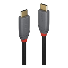 LINDY 36900 USB kábel 0,5 M USB C Fekete, Szürke (36900) kábel és adapter
