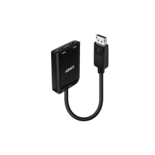 LINDY 38433 video átalakító kábel DisplayPort 2 x HDMI (38433) kábel és adapter