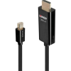 LINDY 40910 video átalakító kábel 0,5 M Mini DisplayPort HDMI A-típus (Standard) Fekete (40910)