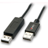 LINDY 42617 USB kábel 1 M Fekete ( )