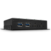 LINDY 43094 hálózati csatlakozó USB 3.2 Gen 2 (3.1 Gen 2) Type-C 10000 Mbit/s Fekete (43094)