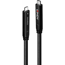 LINDY 8m USB 3.2 Gen 1 & DP 1.4 Typ C Hybridkabel (43393) kábel és adapter