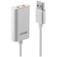 LINDY Audioadapter USB Typ A 3.5mm (42926) kábel és adapter