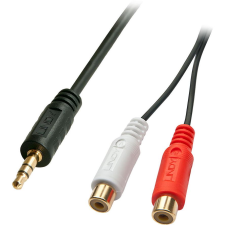 LINDY Audiokabel Stereo 3.5mm/2xRCA M/F 0.25m (35678) kábel és adapter