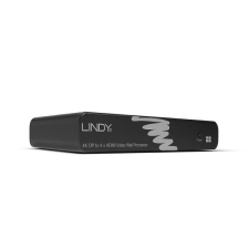 LINDY DisplayPort 1.2 -> 4 x HDMI konverter (38418) (lindy38418) kábel és adapter