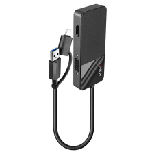 LINDY Konverter USB 3.0 Typ A und C auf HDMI & VGA (43354) kábel és adapter