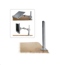 LINDY LCD tartó asztali szorítós 450mm - ezüst (40692) (40692) tv állvány és fali konzol