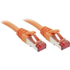 LINDY RJ45 Hálózat Csatlakozókábel CAT 6 S/FTP 5.00 m Narancs Védővel LINDY (47811)