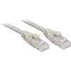 LINDY RJ45 Hálózat Csatlakozókábel CAT 6 U/UTP 10.00 m Szürke Védővel LINDY (45407)