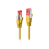 LINDY RJ-45/RJ-45 Cat6 1m hálózati kábel Sárga S/FTP (S-STP) (47762)