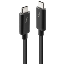 LINDY Thunderbolt 3 Összekötő Fekete 1m 41556 kábel és adapter