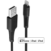 LINDY USB an Lightning Kabel schwarz 0.5m (31319)
