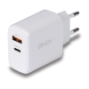 LINDY USB Ladegerät Typ A+C GaN Charger 65W, weiß (73428)