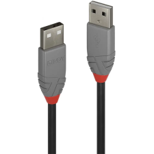 LINDY USB Összekötő Fekete 1m 36692 kábel és adapter