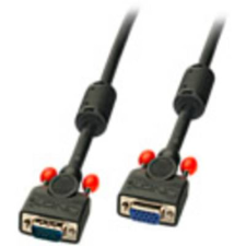 LINDY VGA Hosszabbítókábel [1x VGA dugó - 1x VGA alj] Fekete (36391) kábel és adapter
