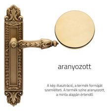 Linea Cali Arcadia aranyozott kilincsgarnitúra Pajzsos 1640 PL OZ zár és alkatrészei