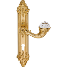Linea Cali Brilliant Crystal aranyozott Pajzsos kilincsgarnitúra 1526 PL OZ zár és alkatrészei