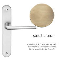 Linea Cali Brixia Zincral súrolt bronz Pajzsos kilincsgarnitúra 479 PL OG zár és alkatrészei