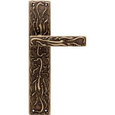 Linea Cali Frida matt patinás Pajzsos kilincsgarnitúra 1700 PL PM zár és alkatrészei