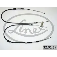LINEX huzal, rögzítőfék 32.01.17 autóalkatrész