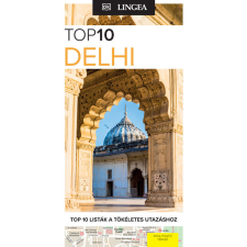 Lingea Kft. Delhi útikönyv Lingea Top 10 Delhi útikalauz térképpel 2024. térkép