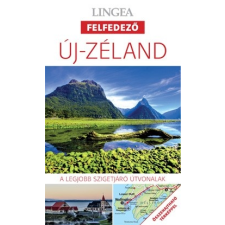 Lingea Kft. Új-Zéland útikönyv Lingea Felfedező 2018 térkép