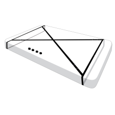  Linkek készlete Alávetés az ágyhoz bilincs, kötöző