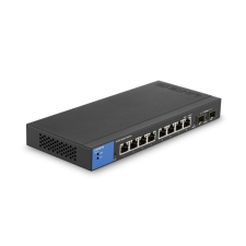 Linksys LGS310C 8x GbE LAN 2x SFP GbE port L3 menedzselhető switch hub és switch