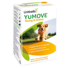  Lintbells YuMOVE Young & Active – Porcerősítő fiatal és aktív kutyáknak 60 db vitamin, táplálékkiegészítő kutyáknak