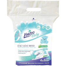  Linteo Baby nedves törlőkendők 4 x 80 db tisztító- és takarítószer, higiénia