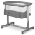 LIONELO Aurora 3in1 babaöböl, babaágy és bölcső - Grey Concrete